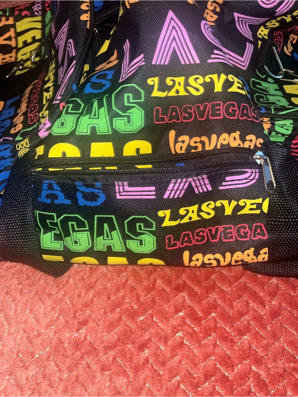 Multicolor 'Las Vegas'  Shoulder Bag 22 inches length. 
12 inches deep - Picture 3 of 4